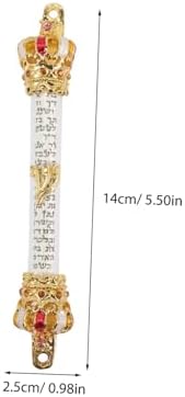 ABOOFAN Metal Door Mezuzah with Scroll Religious Judaica