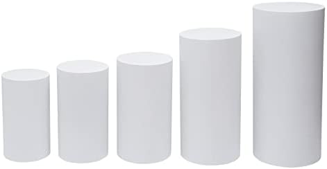 5Pcs Metal Cylinder Stands Wedding Decor Display