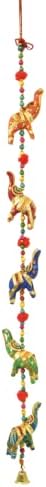 Set of 2 Traditional Elephant Door Decor Hanging Ornament