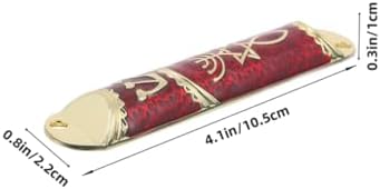 Mobestech 2 Sets Metal Mezuzah with Authentic Scroll for Home Blessing