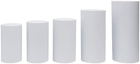 5Pcs Metal Cylinder Stands Wedding Decor Display
