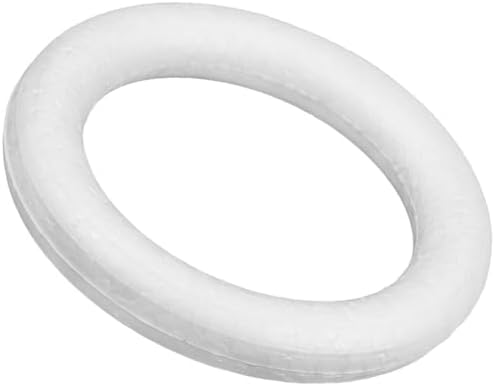 Amosfun Foam Wreath Forms 21cm for DIY Crafts