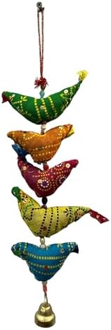 Mango Gifts Five Fat Chicks Bell Totem Prosperity Hens