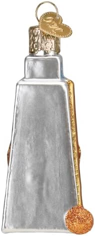 Old World Christmas Cowbell Glass Blown Ornament