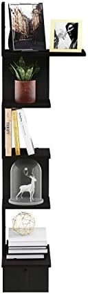 Furinno Rossi 5-Tier Floating Shelf - EspressoBlack