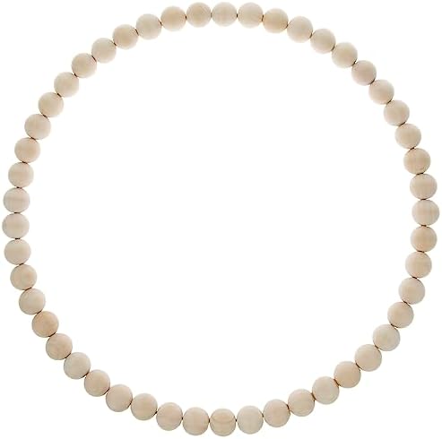 Hobby Lobby Wood Bead Wreath 18 Inch