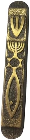 LION OF JUDAH MARKET Heavy Large 65 Inch Bronze Mezuzah