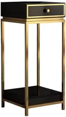 Modern Stainless Steel Bonsai Base Pedestal Stand with Drawer