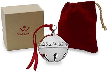 Wallace 51st Edition 2021 Silver Plated Sleigh Bell Ornament