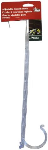 Adams Christmas 9220-99-1740 Adjustable Wreath Holder Hook