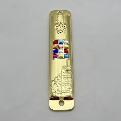 6X Door Mezuzah with Modern Zinc Alloy Design