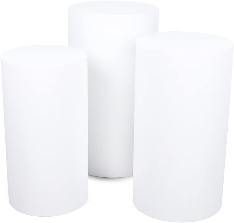 Xuthusman 3Pcs DIY Round Pedestal Display