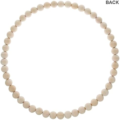 Hobby Lobby Wood Bead Wreath 18 Inch