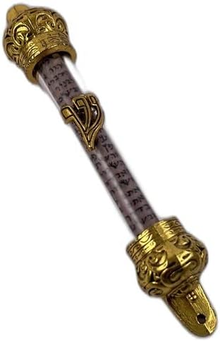 Mezuzah Glass Door Judaism Prayer Scroll from Jerusalem Gold