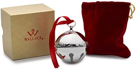 Wallace 2022 Silver Plated Sleigh Bell Christmas Ornament