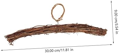 Rattan Wreath Hanger for Front Door Decor