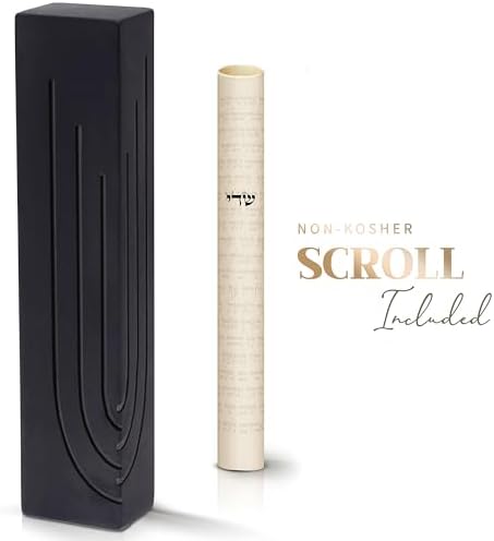 SURI Modern Mezuzah with Scroll and Gift Box