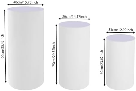 PERFERATE 3 Pcs Metal Cake Pedestal Stand