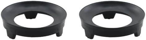 HJGarden 2PCS Black Plastic Triangular Display Stand for Crystals and Spheres
