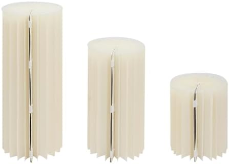 YIYIBYUS Cylinder Flowers Stand 3pcs Foldable