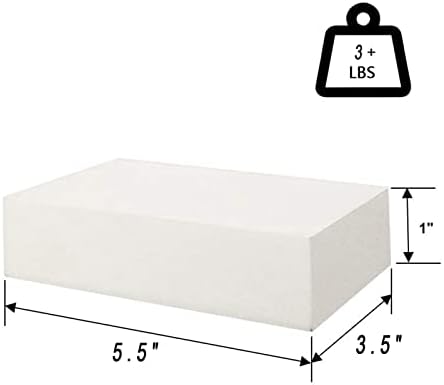 HAO Set of 3 White 6 Inch Floating Shelves