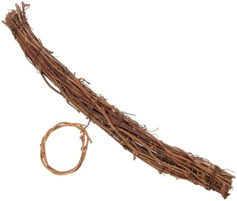 Rattan Wreath Hanger for Front Door Decor