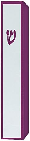 Yair Emanuel Anodized Aluminum Mezuzah Holder Maroon