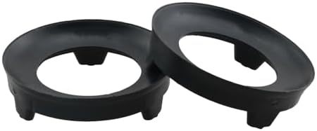 HJGarden 2PCS Black Plastic Triangular Display Stand for Crystals and Spheres