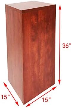 15x15x36 Inch Cube Pedestal Table Display Stand