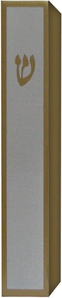 Yair Emanuel Gold Anodized Aluminum Mezuzah Holder