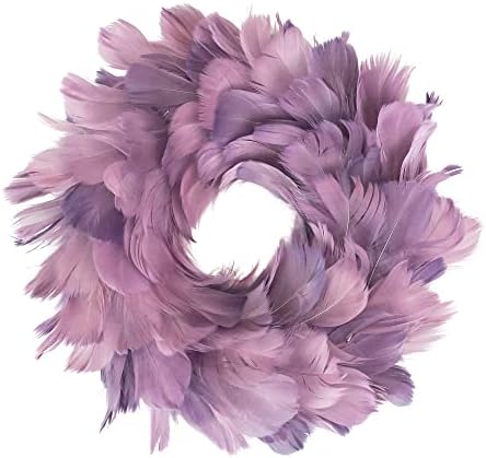 Northlight Layered Feather Christmas Wreath 10 Inch Purple