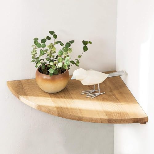 Conamily Corner Shelf Wall Mount Floating 90 Degree