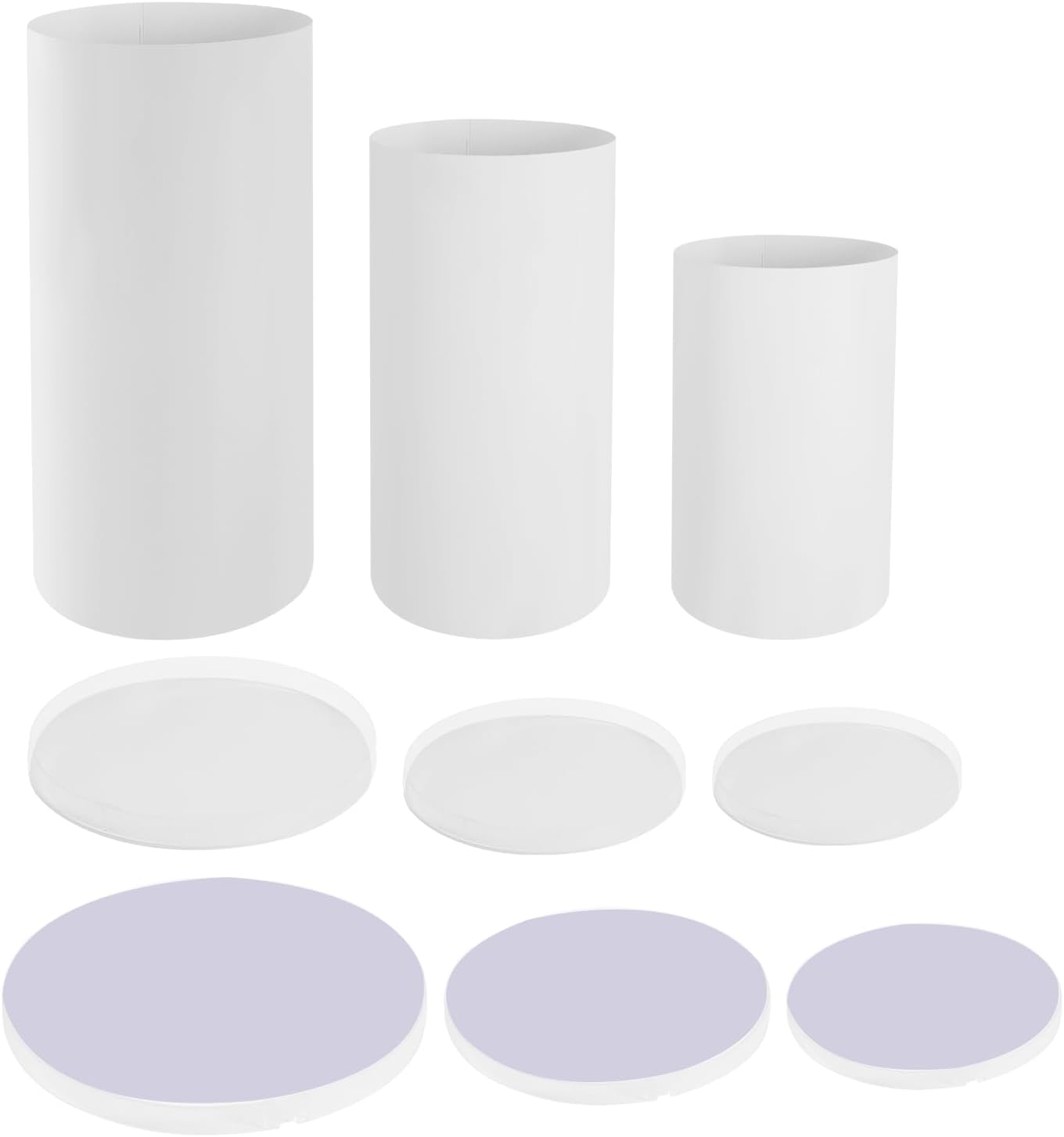 PERFERATE 3 Pcs Metal Cake Pedestal Stand