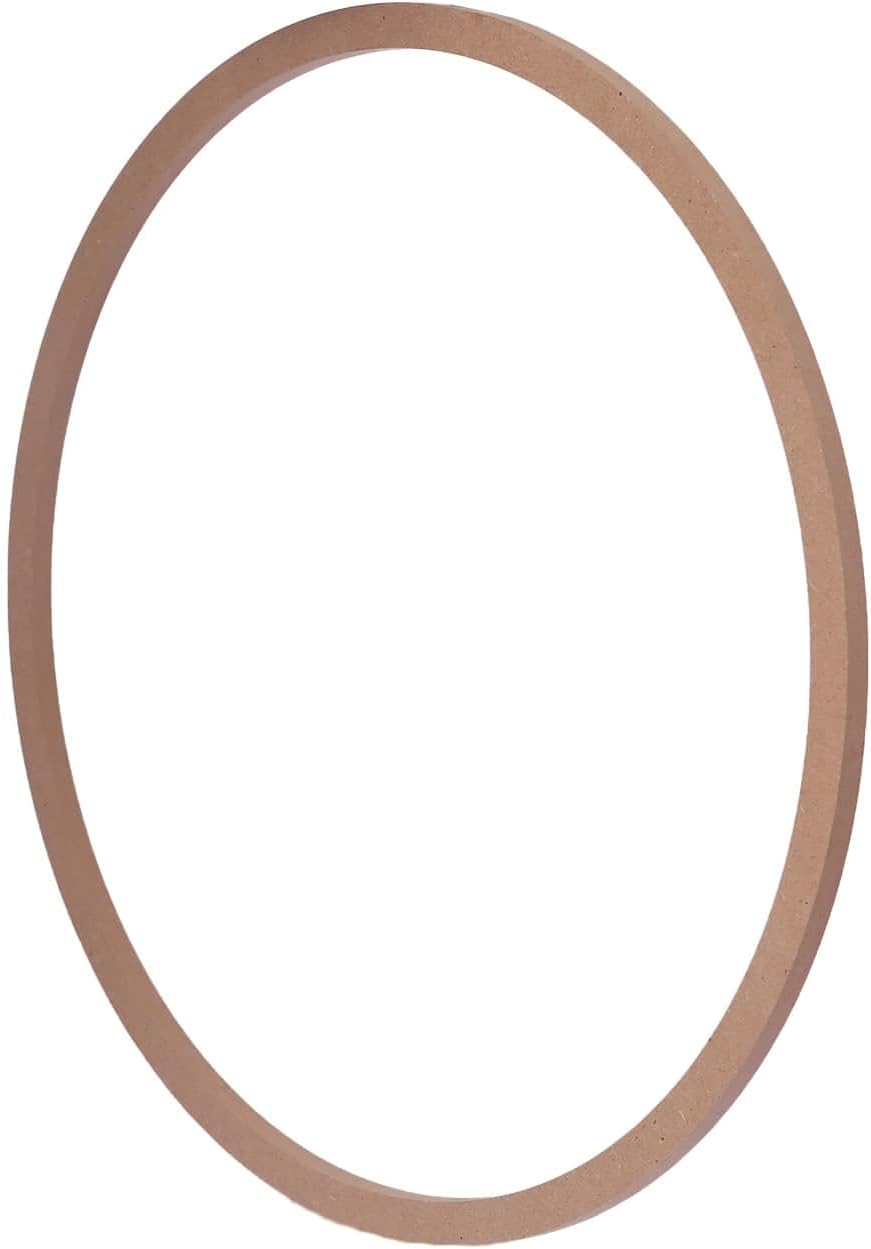 16 Inch Wooden Wreath Ring for Home Decor