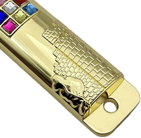 6X Door Mezuzah with Modern Zinc Alloy Design