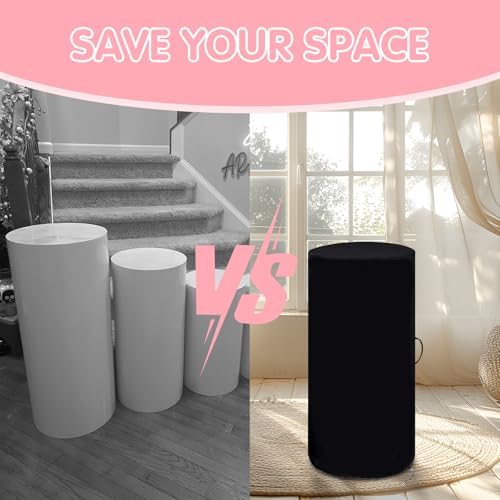 Waterproof Cylinder Pedestal Storage Bag Set of 3 and 5