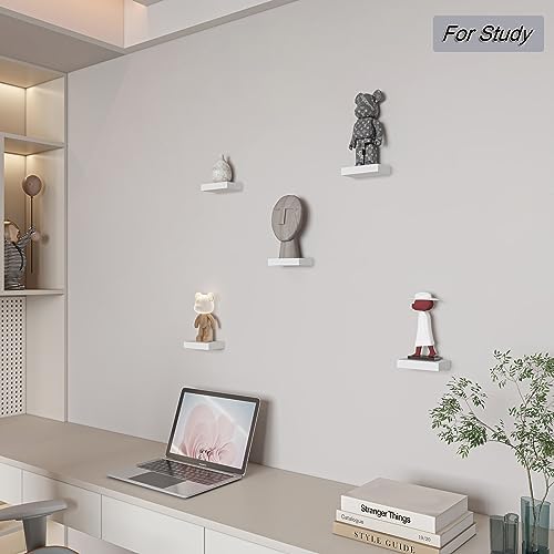 HAO Set of 3 White 6 Inch Floating Shelves