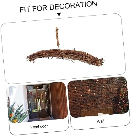 Happyyami DIY Rattan Wreath Frame for Home Decor