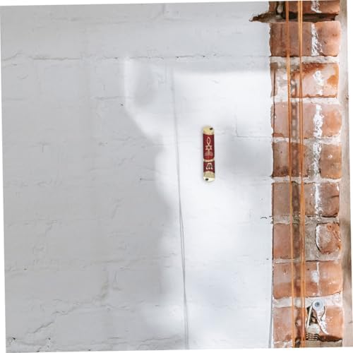 Unomor 2 Sets Pewter Metal Mezuzah with Scroll