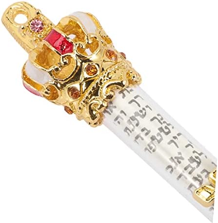 ABOOFAN Metal Door Mezuzah with Scroll Religious Judaica