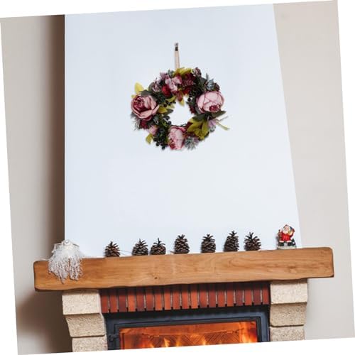 NUOBESTY Artificial Peony Wreath for Home Decor