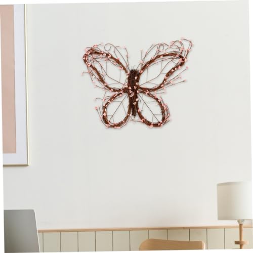 Butterfly Rattan Wreath for Home Decor