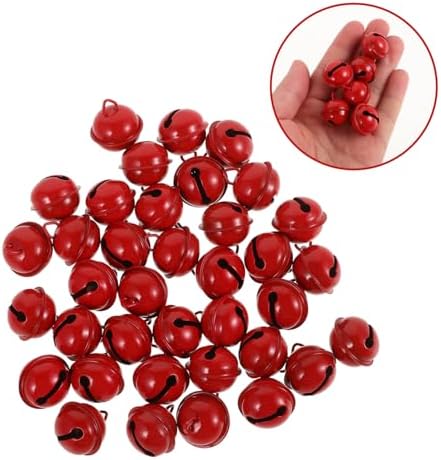 ABOOFAN 100pcs Christmas Small Bells DIY Jewelry Decorations