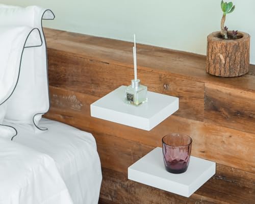 Floating Shelves for Wall with Invisible Bracket Set of 2