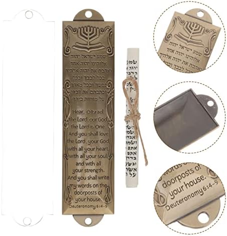 FOMIYES Holy Scroll Prayer Mezuzah Door Ornament