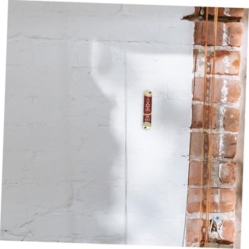 Healifty 2 Sets Elegant Metal Mezuzah with Scroll for Door
