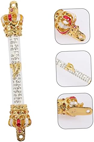SOLUSTRE Mezuzah Scroll Metal Door Decor