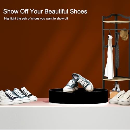 Jueraori Black Round Display Pedestal Stand
