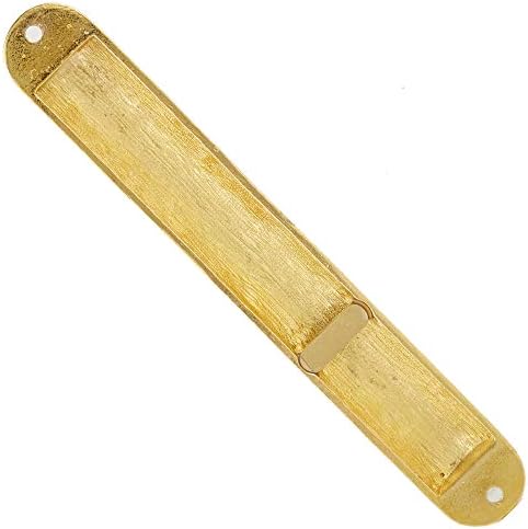 Matashi Gold Hand Painted Enamel Mezuzah 6 Inch Decor