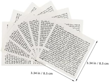 Happyyami 100pcs Mezuzah Door Decor Jewish Blessings Wall Art